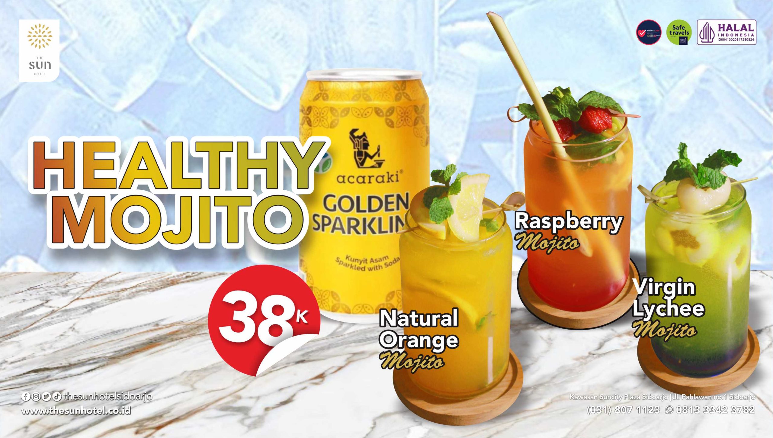 Read more about the article HEALTHY MOJITO | THE SUN HOTEL SIDOARJO
